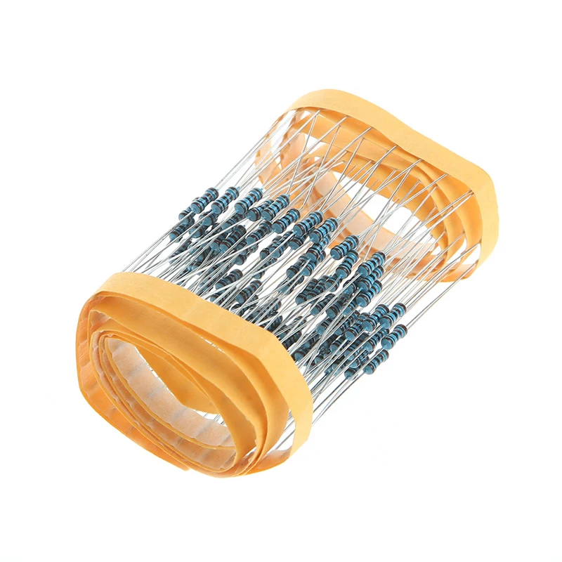 100 Chiếc 1 K Ohm 1/4W Kim Loại Phim Điện Trở 1 KOhm 0.25W 1% Cho Arduino Q6PA