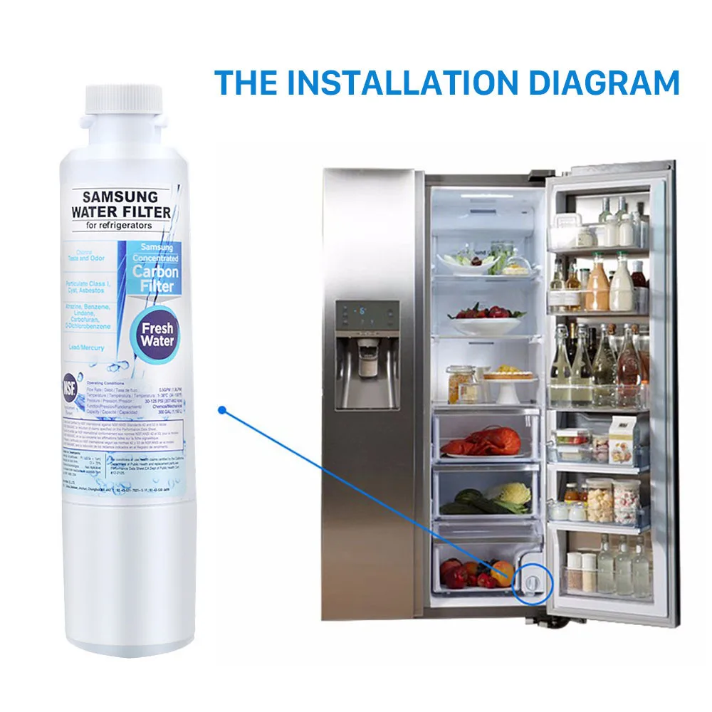 Freshwater Best Sale Carbon Purifier Active Refrigerated Water Filter DA29-00020B 3 UNIDS/Batch