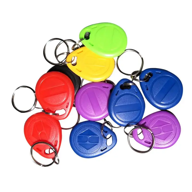 

(100PCS/LOT) EM4305 125khz Programmable RFID Smart Tags Rewritable Keys Number2 Keyfobs