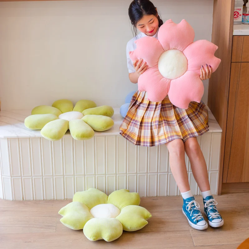 INS Kirschblüte Kleine Daisy Farbige Blütenblatt Blume Komfortable Stretch Super Weiche Kissen Plüsch Spielzeug Lustige Süße Geschenk Für Freund