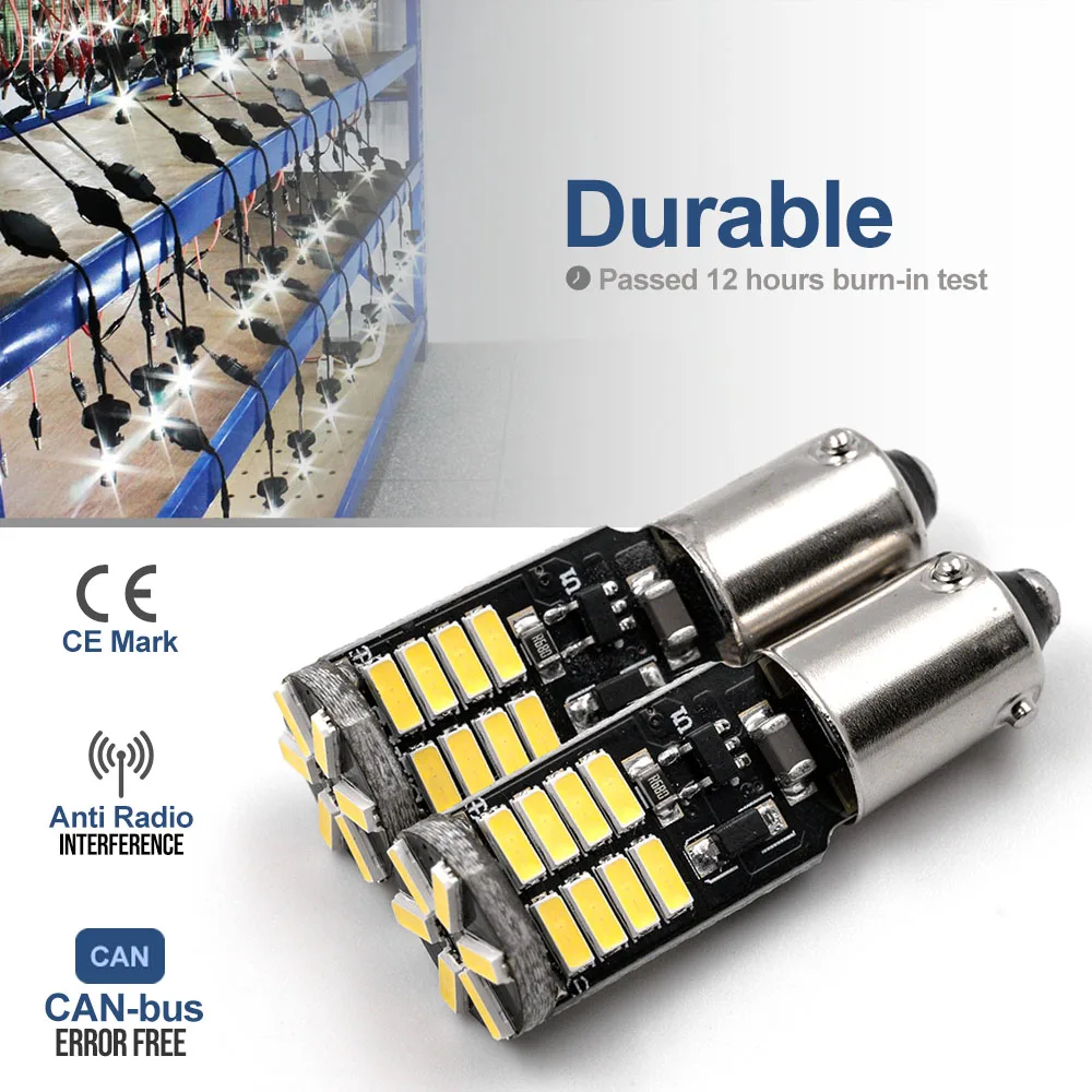 For BMW 5 Series G30 G31 M5 F90 3 Series F30 F31 F34 M3 F80 Canbus BAY9S  H21W LED Reverse Light Bulb Car Backup Lamp No Flicker