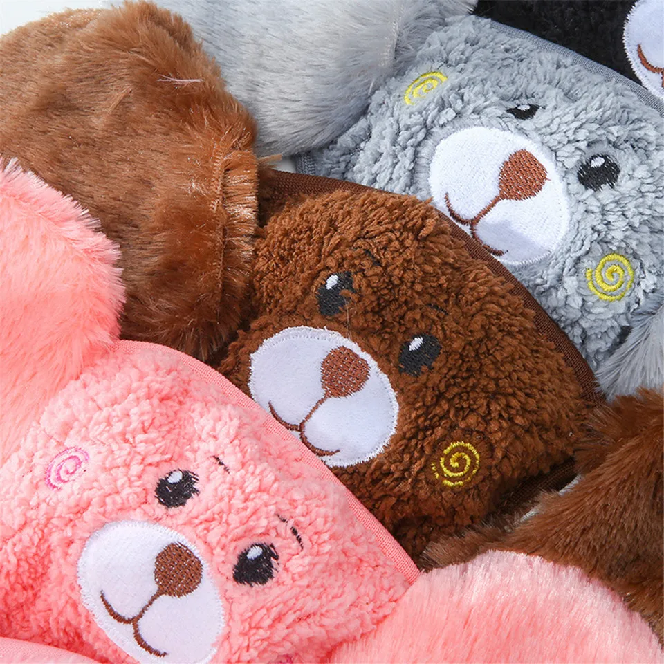 Moda kış sıcak yüz maskesi koruyucu kulak sürme maskesi kadınlar rüzgar geçirmez Anti toz ağız maskeleri Kawaii pamuk yüz maskeleri öğrenciler