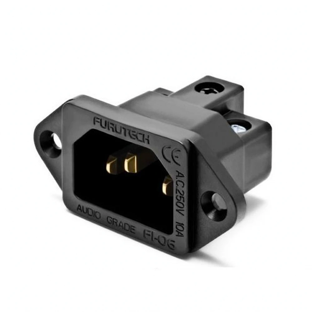 FURUTECH FI-06(G) AC IEC gniazdo wlotowe czyste miedziane złote platerowane 3 szt. MATIHUR HIFI Power oryginalne pudło do pakowania