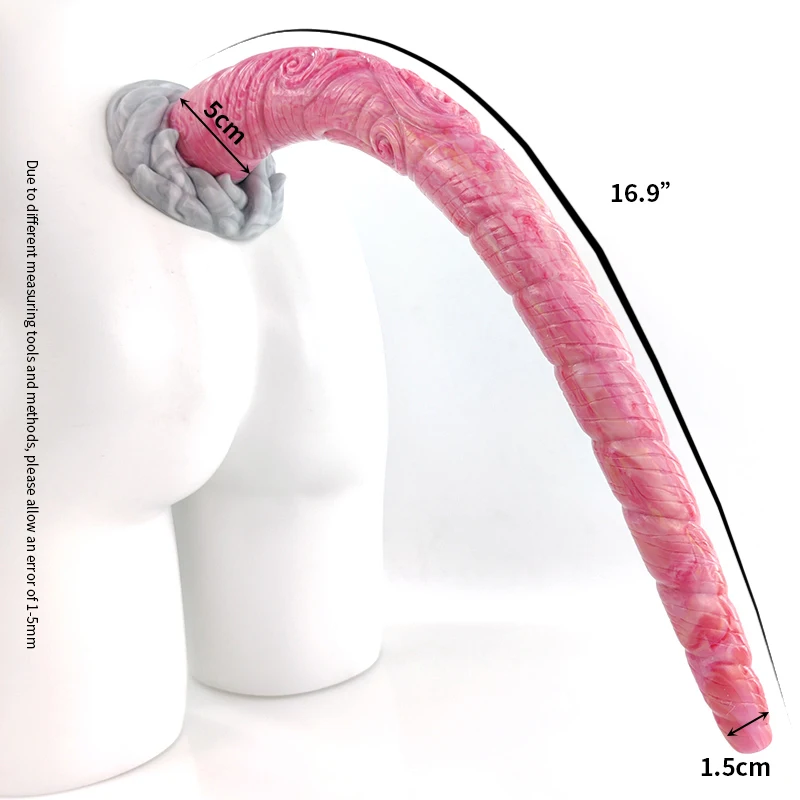 Yocy-女性と男性のための16.9インチの長い肉のプラグ,ユニコーン,ファンシーのディルド,シリコーン,目に見えない膣の肛門のマスターベーション