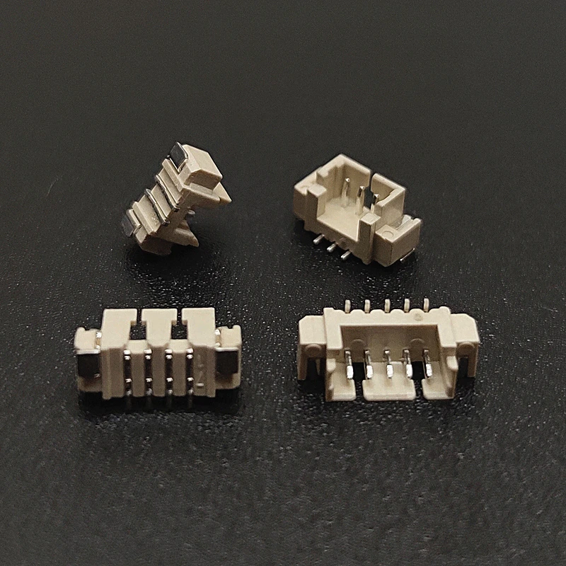 60 Sets 1.25mm Pitch Vertical Type SMD Connectors 2p 3p 4p 5 Pin Terminal Housing Pin Header Connector Kit in Box