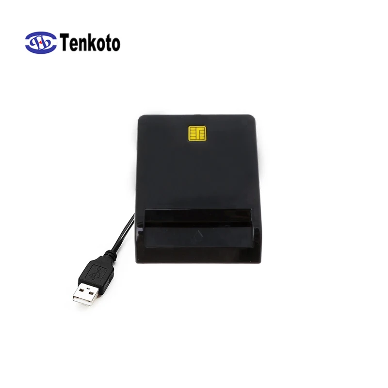 USB Contact Smart Chip Card IC Cards Reading With SIM Slot ISO7816 ID Card Smart Reader Writer