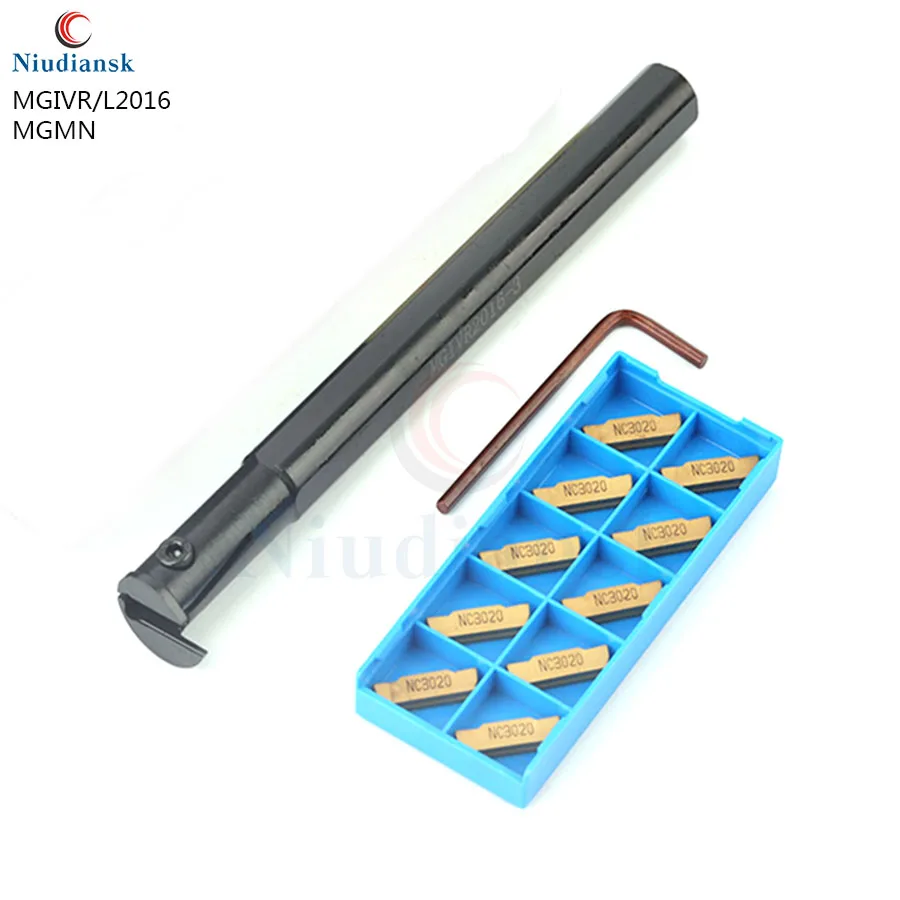 MGIVR2016-1.5 MGIVR2520-2 2.5mm 3mm CNC Lathe Machining Internal Grooving Tool Holder MGMN Carbide Insert MGIVL2925 Tool holder