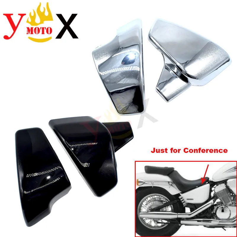 Motorcycle Battery Cover Side Fairing Frame Guard Protection For Honda VLX600 VT 600 CD Shadow VLX Deluxe Steed 400/600 1999-07