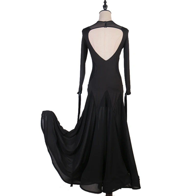 고급 레드 볼룸 경쟁 댄스 드레스 여성 고품질 왈츠 댄스 스커트 레이디의 우아한 표준 볼룸 드레스