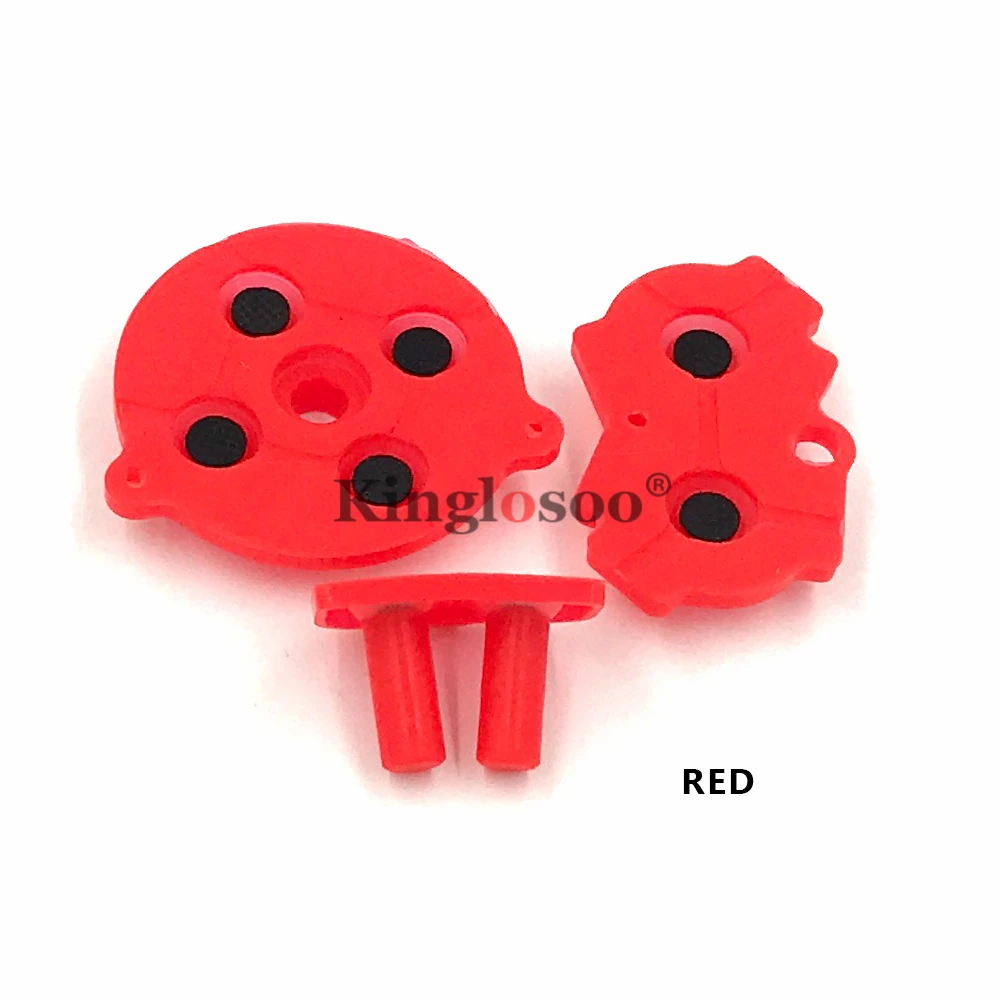 Juego de botones de silicona, almohadilla de goma conductora AB select, almohadilla de Inicio D para consola GameBoy Advance GBA, 50 Uds.