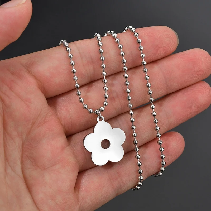Stainless Steel Flower Harajuku Kawaii Choker image