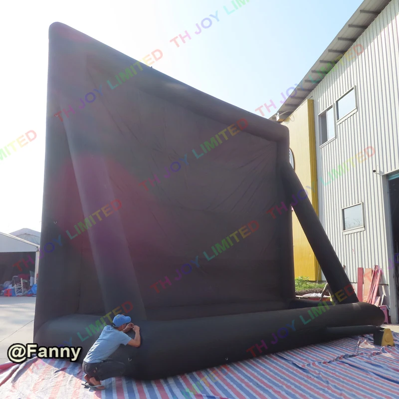 outdoor 7x5m  giant  inflatable screen inflatable movie screen for sale,  inflatable film projection screen