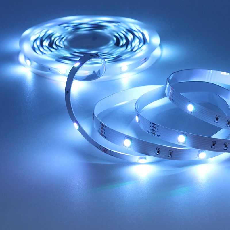 Imagem -03 - Flexível Rgb Led Strip Lights para Quarto Fita Adesiva Fita de Luz Natal 5050 12v 5m 10m 15m