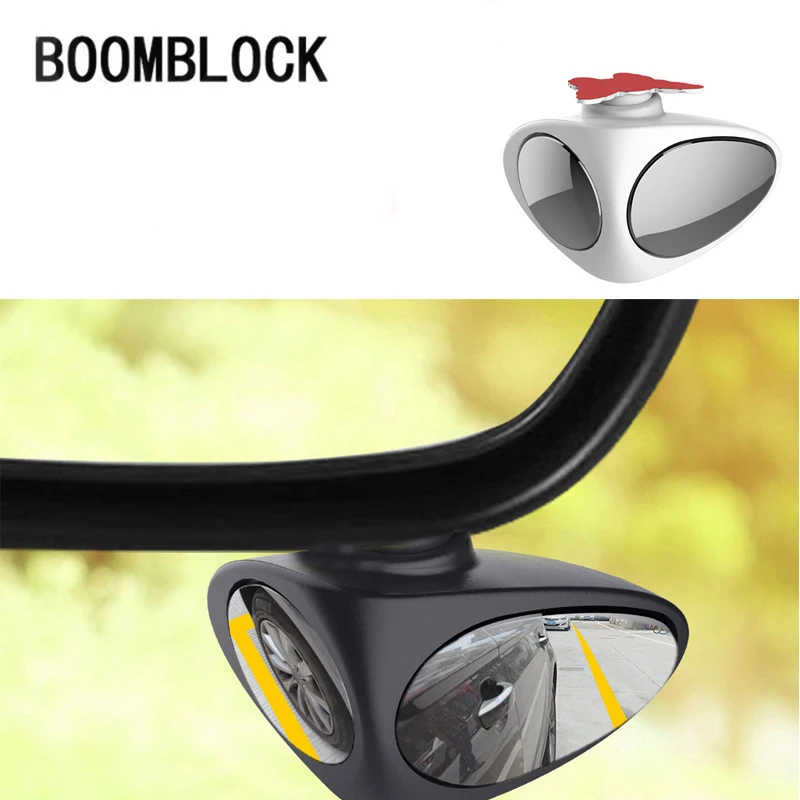 BOOMBLOCK For Peugeot 307 206 Jeep Ford Focus 2 3 VW Polo Golf 4 5 Touran T5 T4 Car Rearview Mirror Auxiliary Blind Spot Mirror