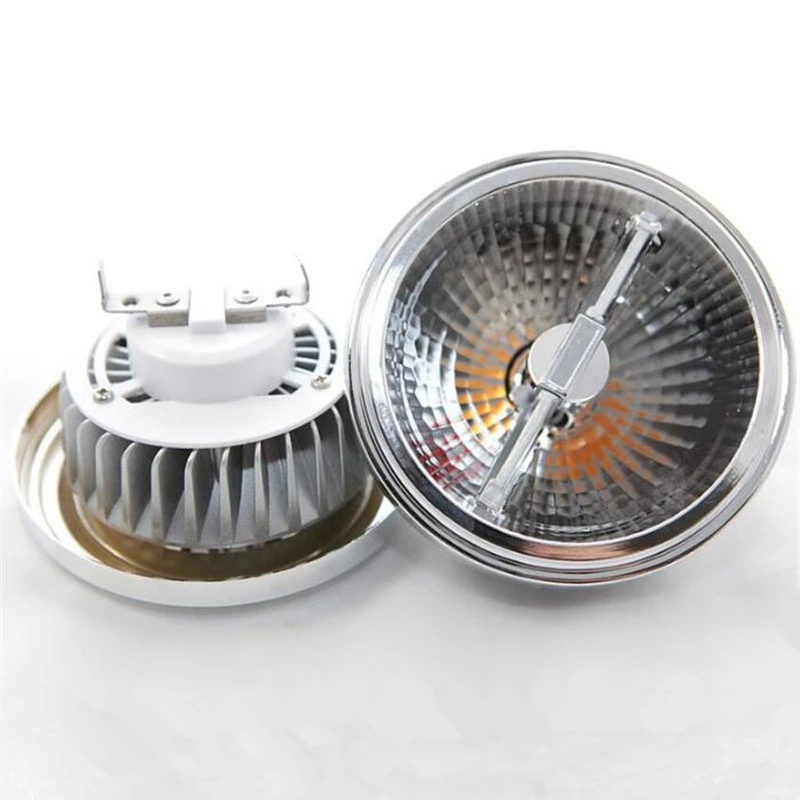 15W AR111 COB Recessed Downlight QR111 G53 GU10 LED Bulb Light Dimmable Lamp 110V/220V/DC12V Spotlight