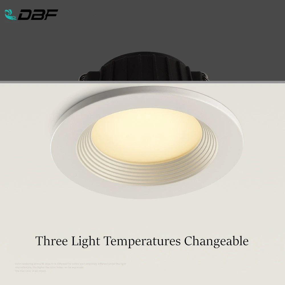 

Dimmable Recessed Anti Glare LED Downlights 7W 10W 12W 15W AC85~265V LED Ceiling Spot Lights Background Lamps Indoor Lighting