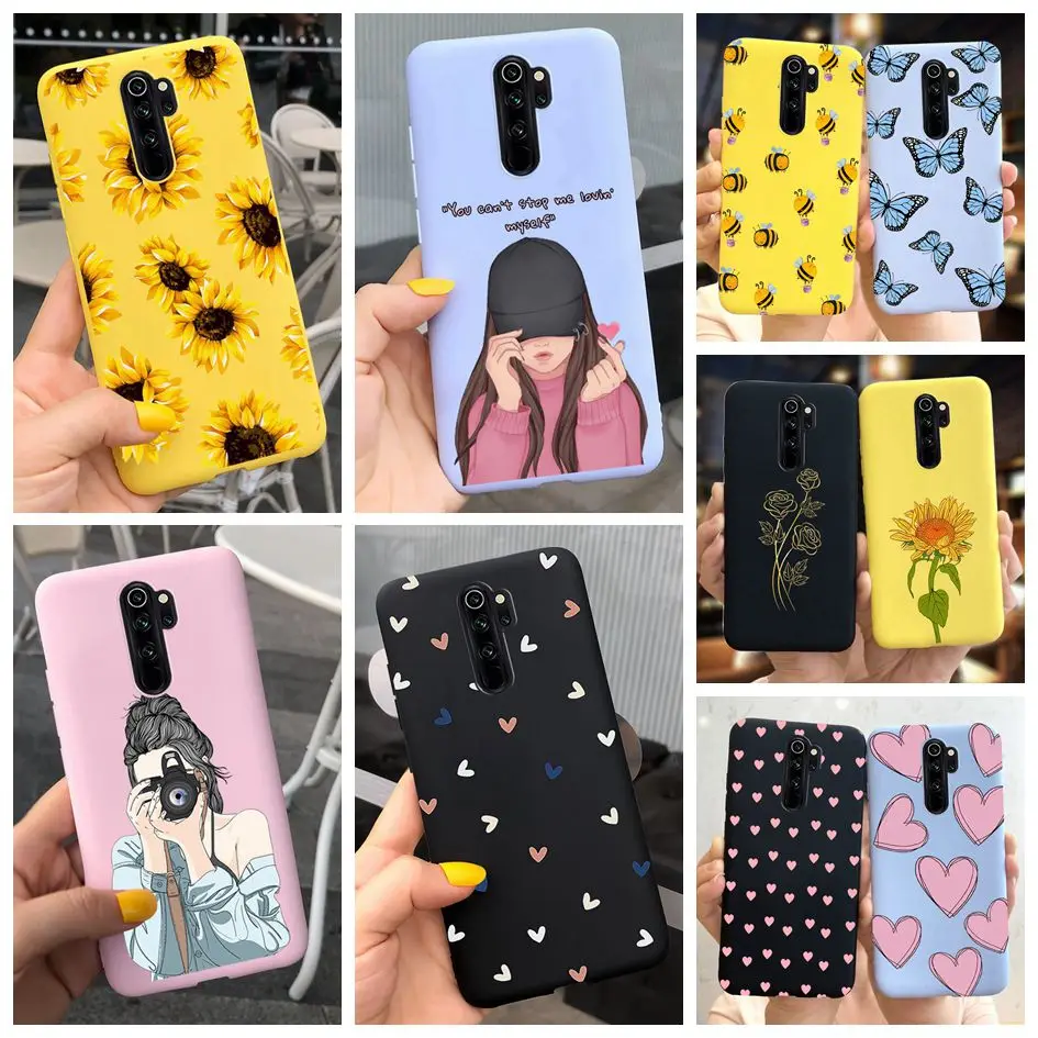 For Xiaomi Redmi Note 8 Case 2021 Cute Sweet Girls Soft Phone Cover For Xiaomi Redmi Note 8 Pro Coque For Redmi Note8 Pro Bumper