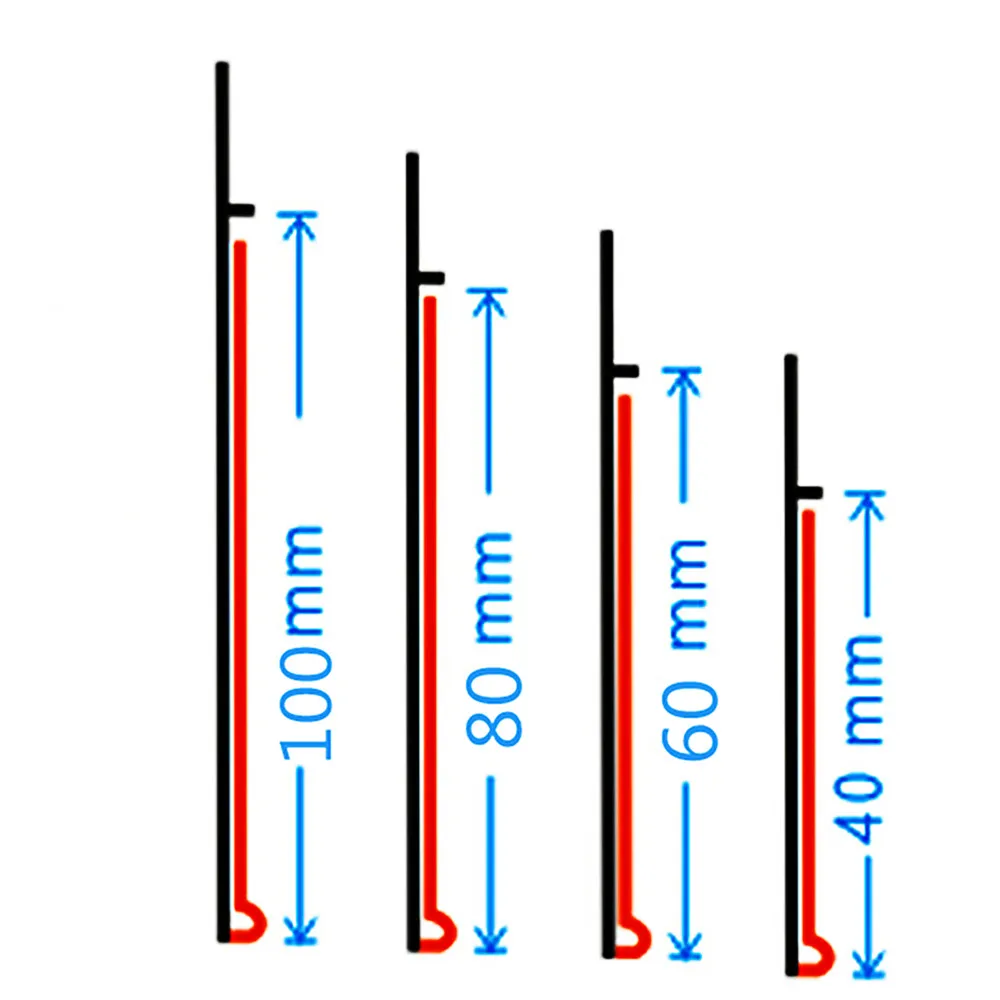 1Pack Plastic PVC Display Holders Price Sign Card Label Promotion Buckles Hang on Mesh Rack Basket Shelf Stores