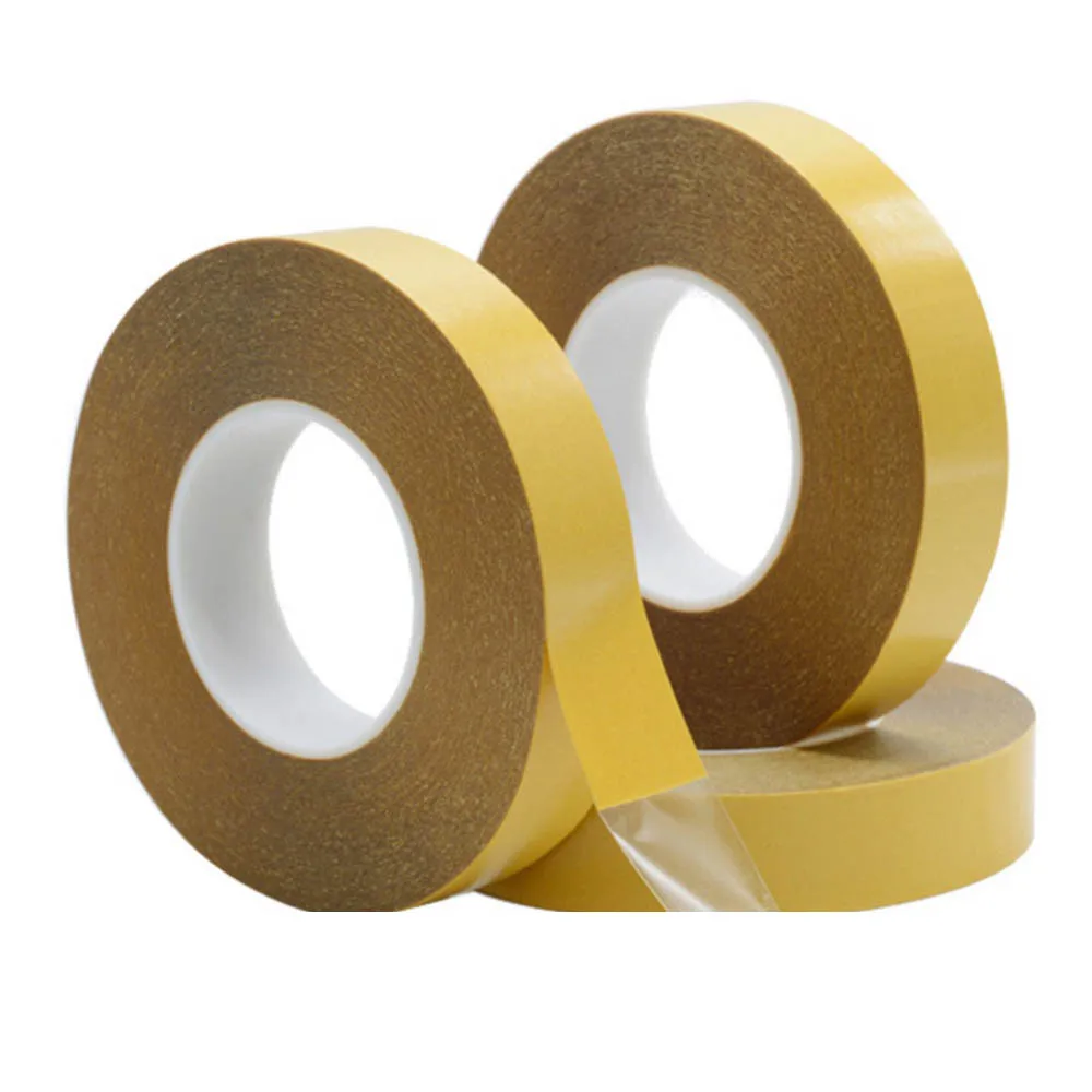 50M Double Sided Tape PET Acrylic Strong Adhesive Clear Strong Transparent Tape for Gift Packing School Supplies Paper Craft