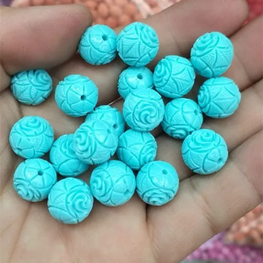 

Бусины из глины круглой формы для изготовления браслетов, 11 шт., 13 мм