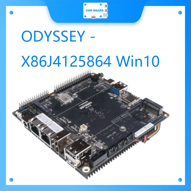 ODYSSEY - X86J4125864 Win10 Enterprise Activated Mini PC (Linux and Arduino Core) with 8GB RAM + 64GB eMMC (TELEC)