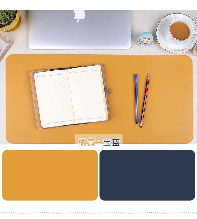 لوحة ماوس ريترو على الوجهين للأطفال ، حماية للعين ، مقاومة للماء ، جلد PU ، لسطح المكتب