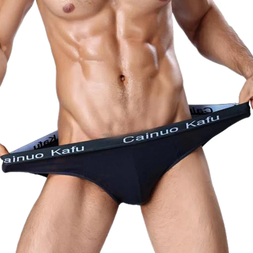 Cainuo Kafu Underwear Sexy Men Briefs Underwear Thin Breathable Bikini Men Jockstrap Cuecas Penis Pouch Briefs Men Underpants