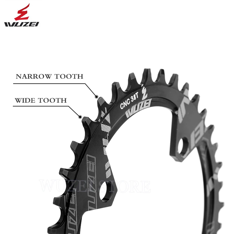 WUZEI 96 BCD MTB Oval/Round Chainring Mountain 32T 34T 36T 38T Sprocket for SHIMANO M4000 M4050 M782 GX NX X1 Crank Tooth plate