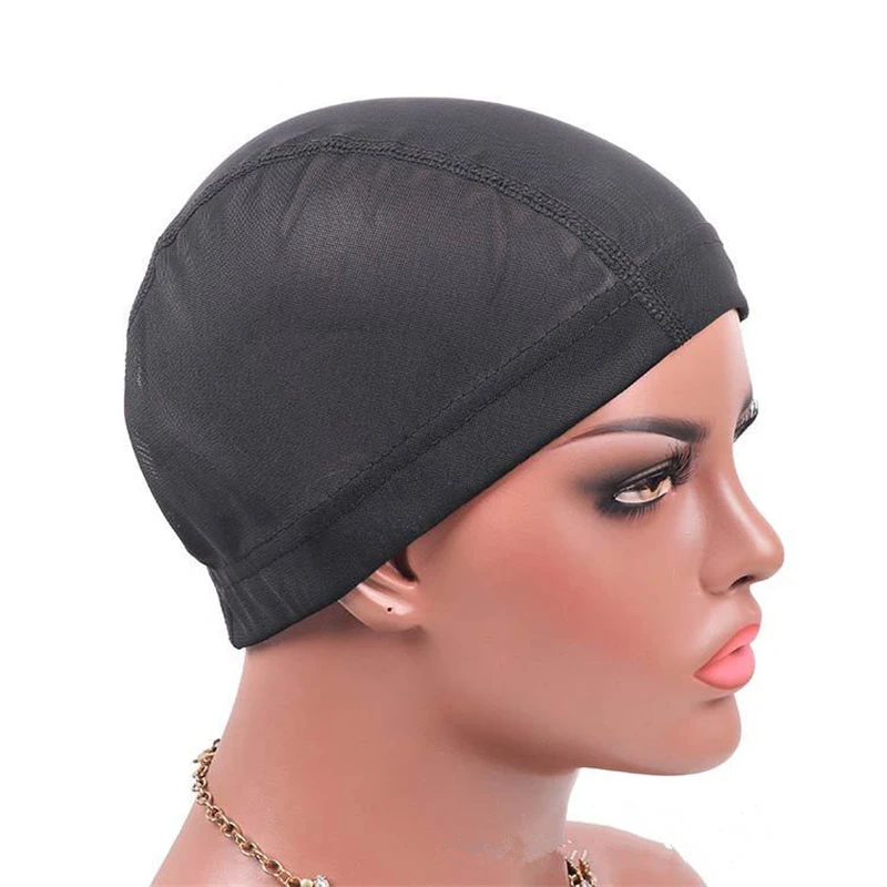 1 pcs Black Beige Glueless Hair net wig cap for Making Wigs Spandex Net Elastic Dome cap Mesh dome cap S M L