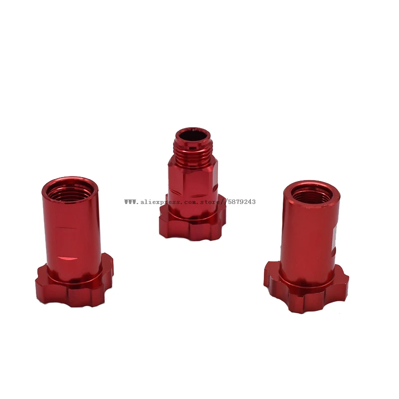 Adaptador de pistola de pulverización, conector rojo, pistola de pulverización de pintura, conector rápido, piezas, accesorios, herramientas de PISTOLA DE PULVERIZACIÓN