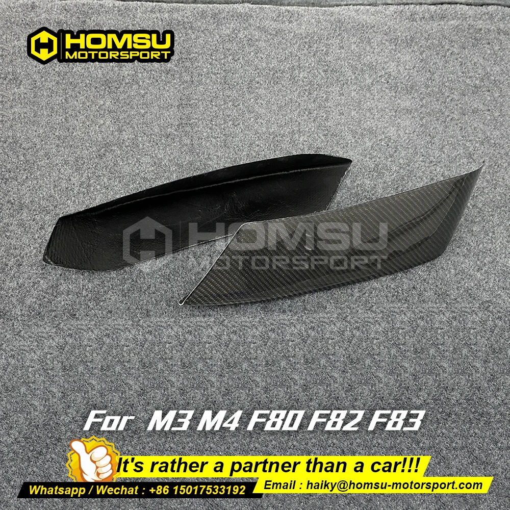  Factory price Carbon Fiber Front Bumper Splitters For bm w M3 M4 in Carbon Fibre Front Lip Splitters for F80 F82 F83 M3 M4