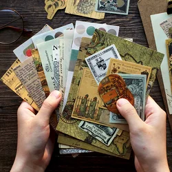 40 pcs Renaissance Series Journal Decorative Stickers Scrapbooking Stick Label Diary Stationery Album Vintage flower Stickers