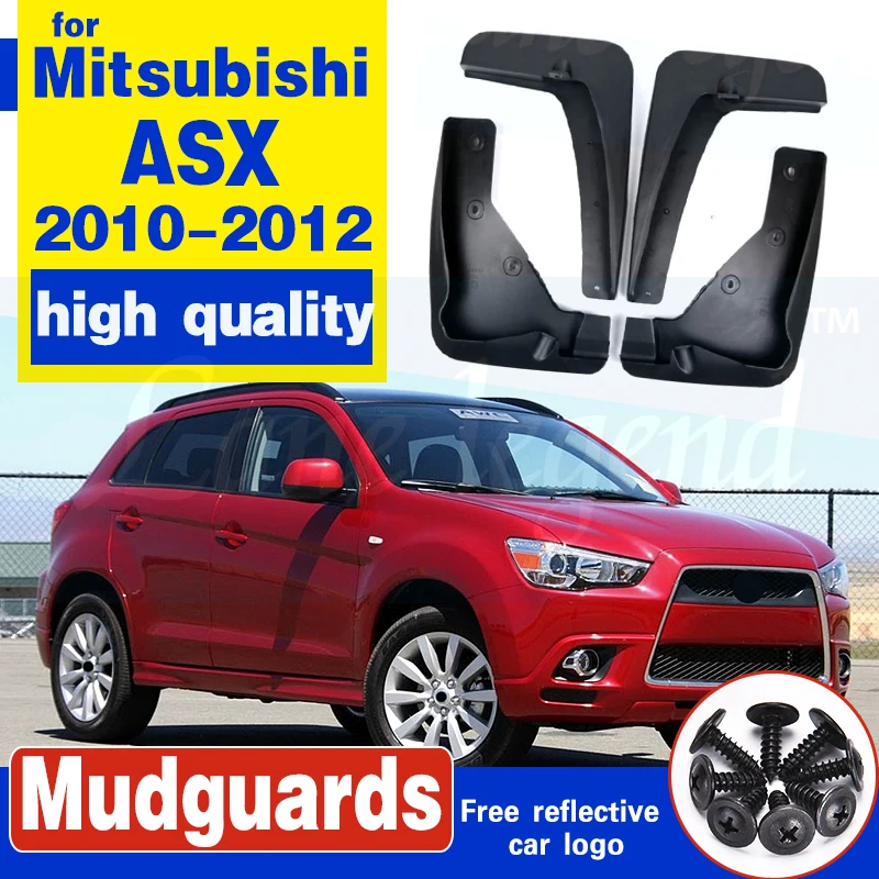 

For Mitsubishi ASX 2010 2011 2012 Outlander Sport / RVR Set Molded Car Mud Flaps Mudflaps Splash Guards Mudguards Fender