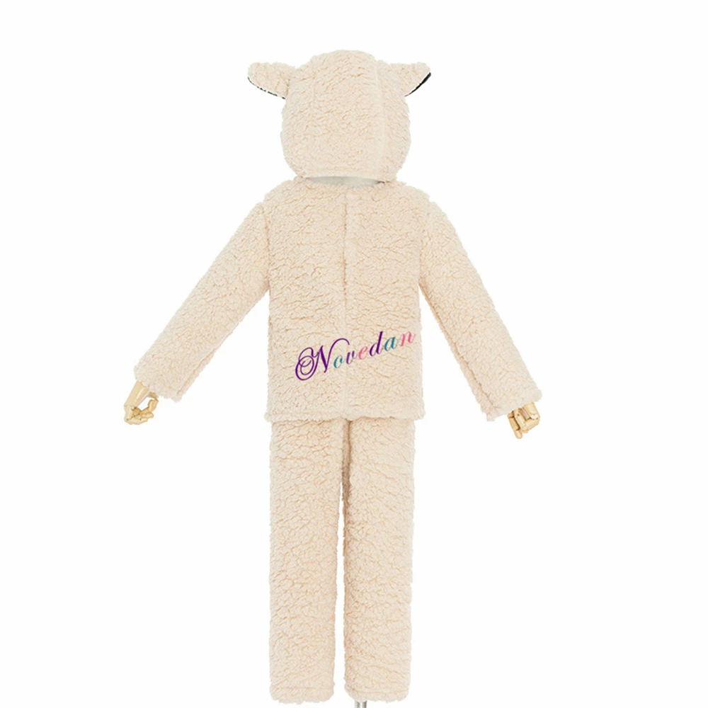 Kind Woolly Lamm Schafe Kostüm Baby Kinder Tier Halloween Party Karneval Cosplay Kostüm Junge Mädchen Rolle Spielen Phantasie Anzug