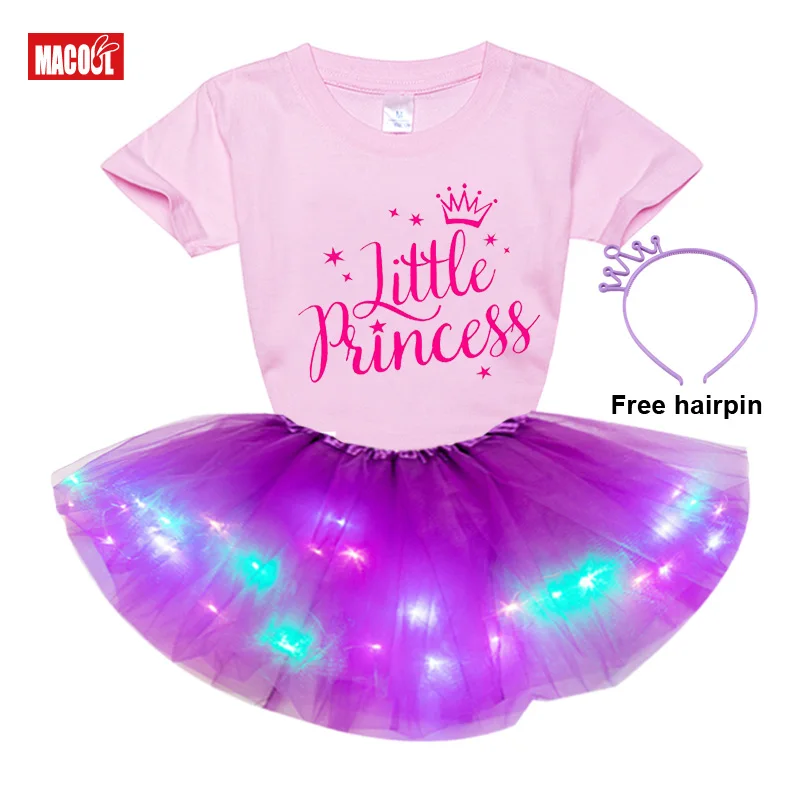 

Girls Cute Tutu Skirt Rainbow Princess Dress Girl Kids Party Stunning Skirt Sequin Light Skirt Dress Rainbow Skirt Easter Tutu