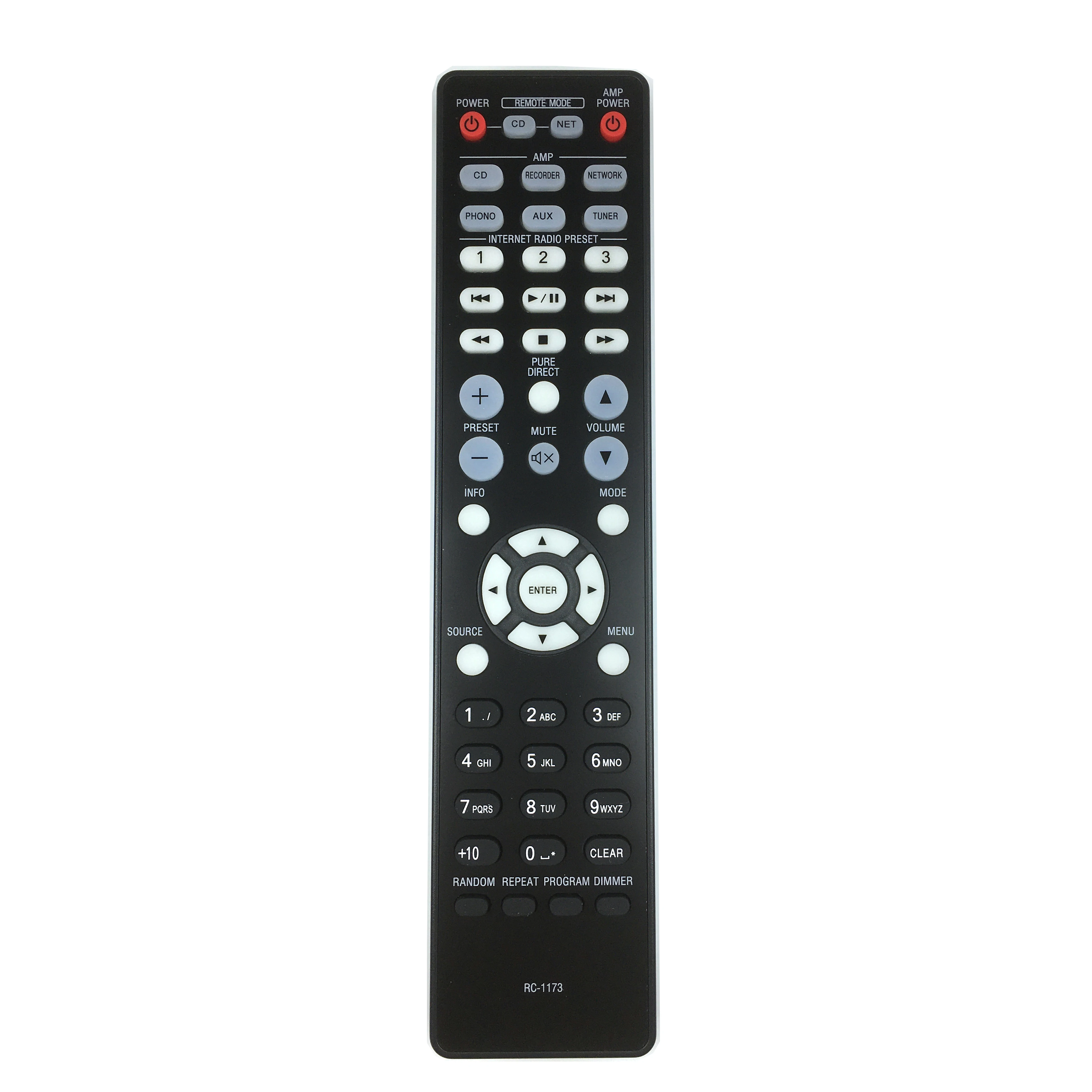 RC-1173 Replace Remote Control for Denon Integrated Amplifier PMA-720 PMA-520AE DCD-720AE DCD-520AE RC-1197 PMA-720AE