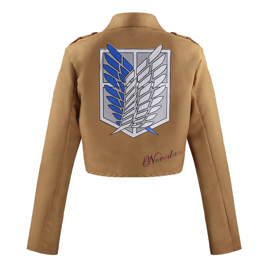 Shingeki Geen Kyojin Cosplay Kostuum Recon Corp Lederen Laarzen Schoenen Harnas Riem Schort Rok Scouting Legioen Cape