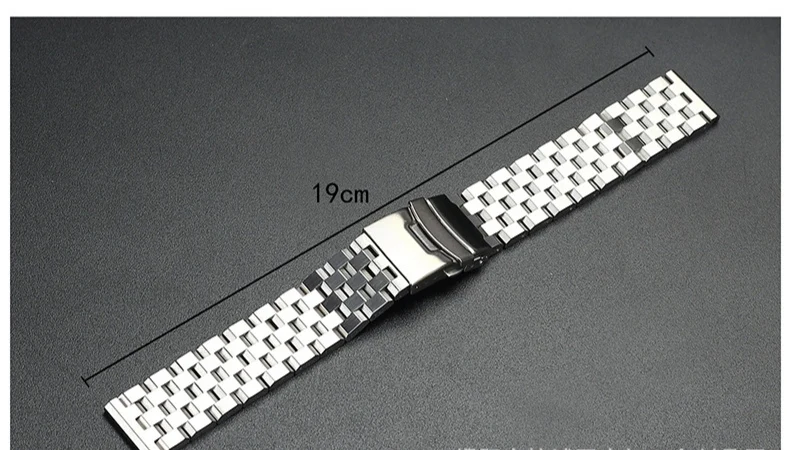 20mm  Watch Solide Stainless steel Tank engineer  Bracelet