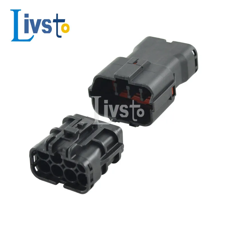 5/20 Set 8 Pin Way Black Waterproof Male Female Auto Connector KET SWP Series MG610339 MG640341-5