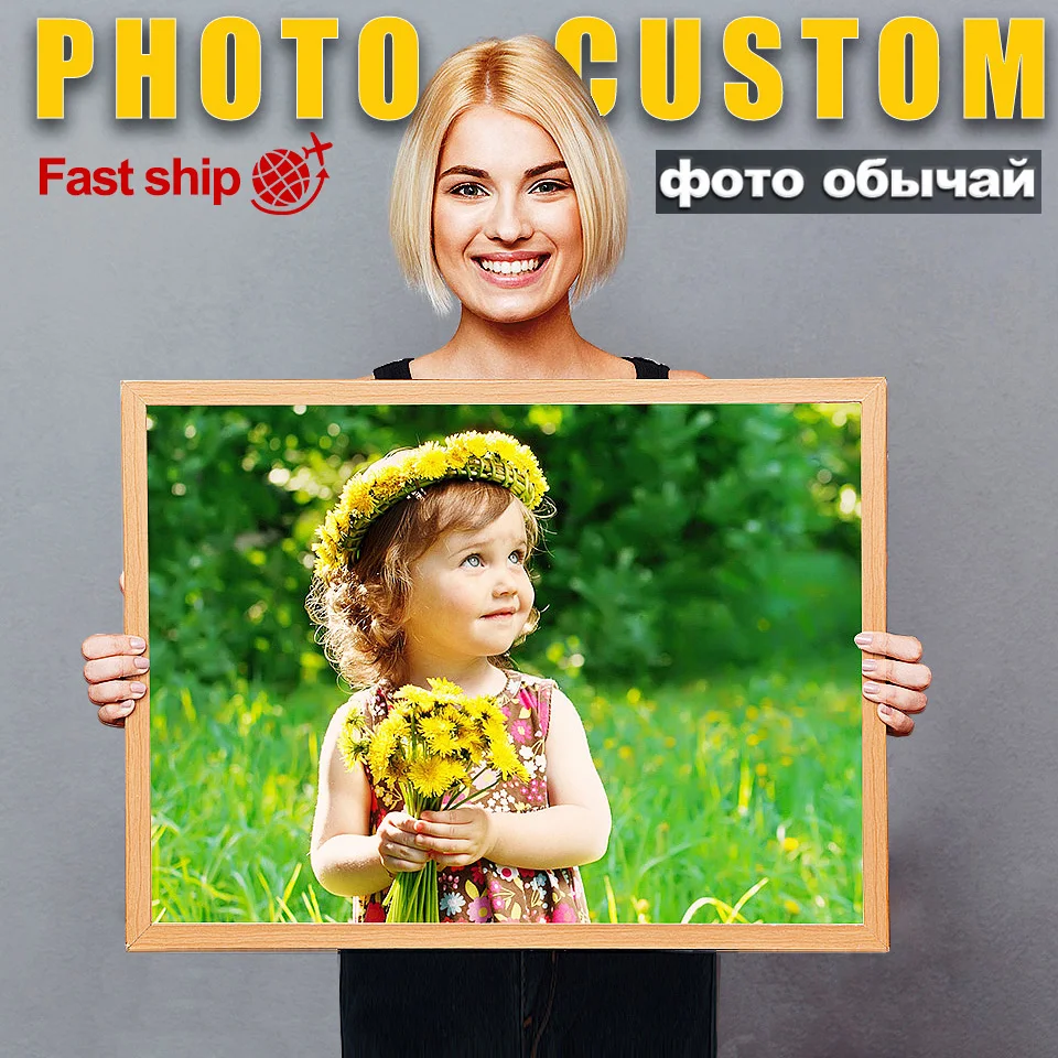 Photo Custom Own DIY 5D Diamond Painting Personal Art Picture of Rhinestones Cross Stitch Kit Full Drill Embroidery Mosaic Gift