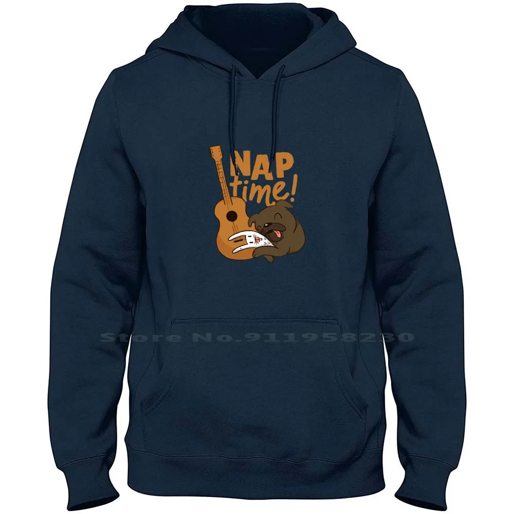 Nap Time Guitar Dog Kids Sleepy Men Women Hoodie Sweater 6XL Big Size Cotton Sleepy Guitar Sleep Time Kids Tim Nap Me Do