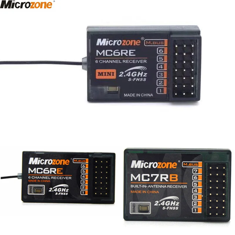 MicroZone MC6RE MC7RB MC6RE MIni Receiver 6CH for MicroZone MC6C 2.4G 6CH controller transmitter for RC Airplane Drone