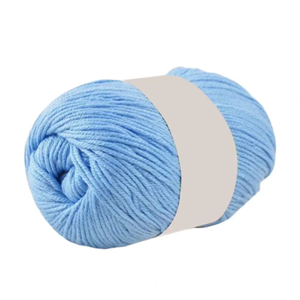 50g Hand Knitted Yarn Blanket Hat Soft Comfortable Solid Color Woolen Yarn DIY Knitting Woven Crochet Thread Yarn