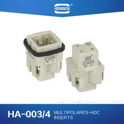 HDXBSCN Heavy-duty connector rectangular HDC-HA-003 3 core 10A industrial waterproof aviation plug