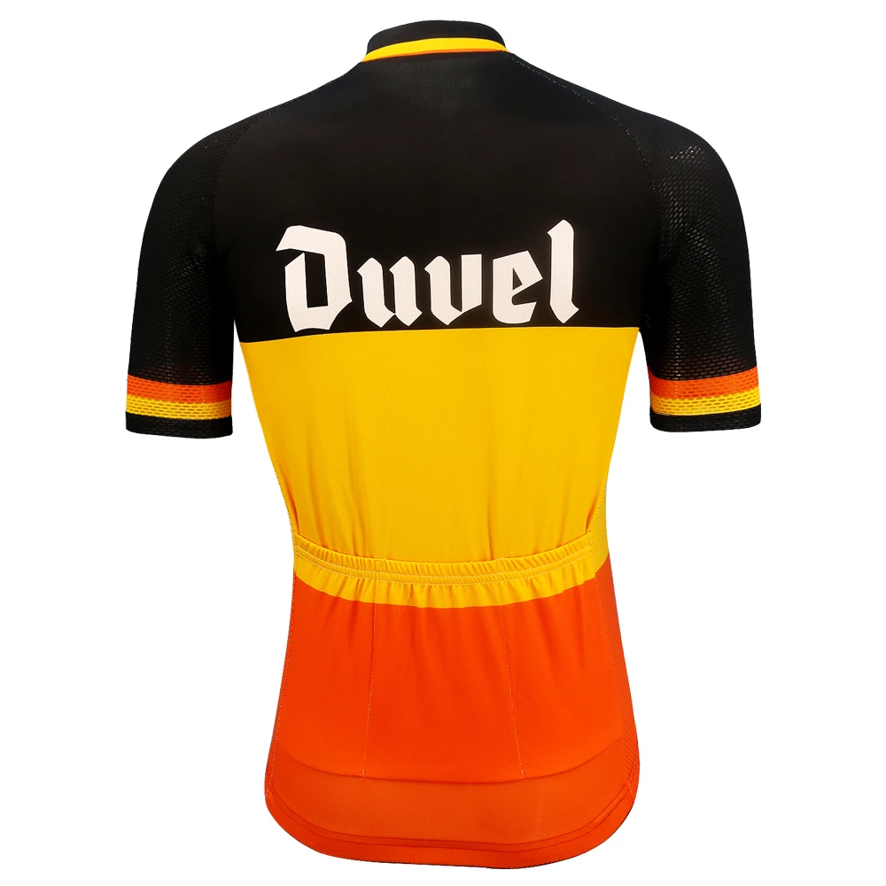 Retro Cycling Jersey Men's DUVEL bicycle jersey Breathable Cycling Clothing MTB Jersey Classic Color bike tops maillot ciclismo