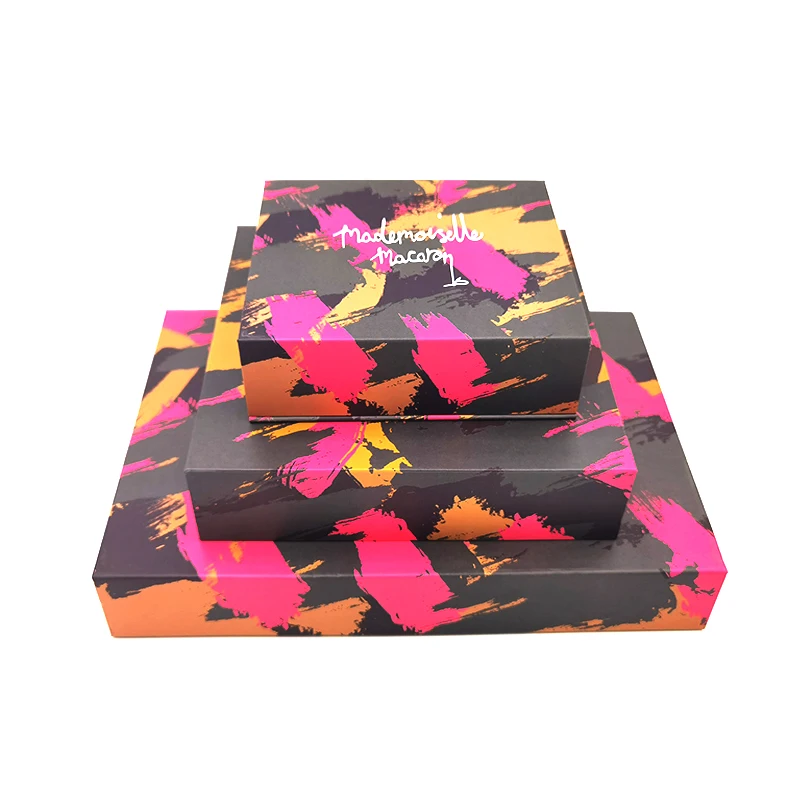 Biodegradable Custom OEM magnetic Print Recycled Packaging Perfume Cosmetic Gift Dessert Boxes