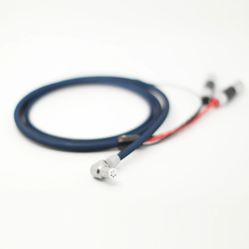 Hifi Audio 5 Pins zu XLR stecker 5N OFC kupfer silber überzogene Tonarm Kabel Phono Kabel