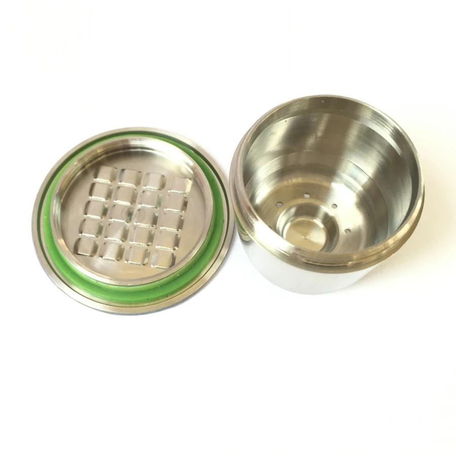 

2-Gen Stainless Steel Metal Refillable Reusable Capsule For Nespresso Machine