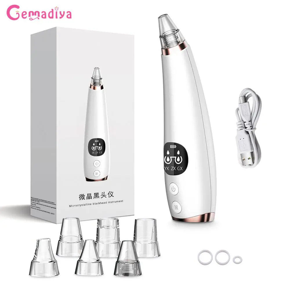 

Blackhead Remover Vacuum Pore Cleansing Electric Extractor Spots Cleaner T-Zone Pimple Face Skin Care Beauty Instrument