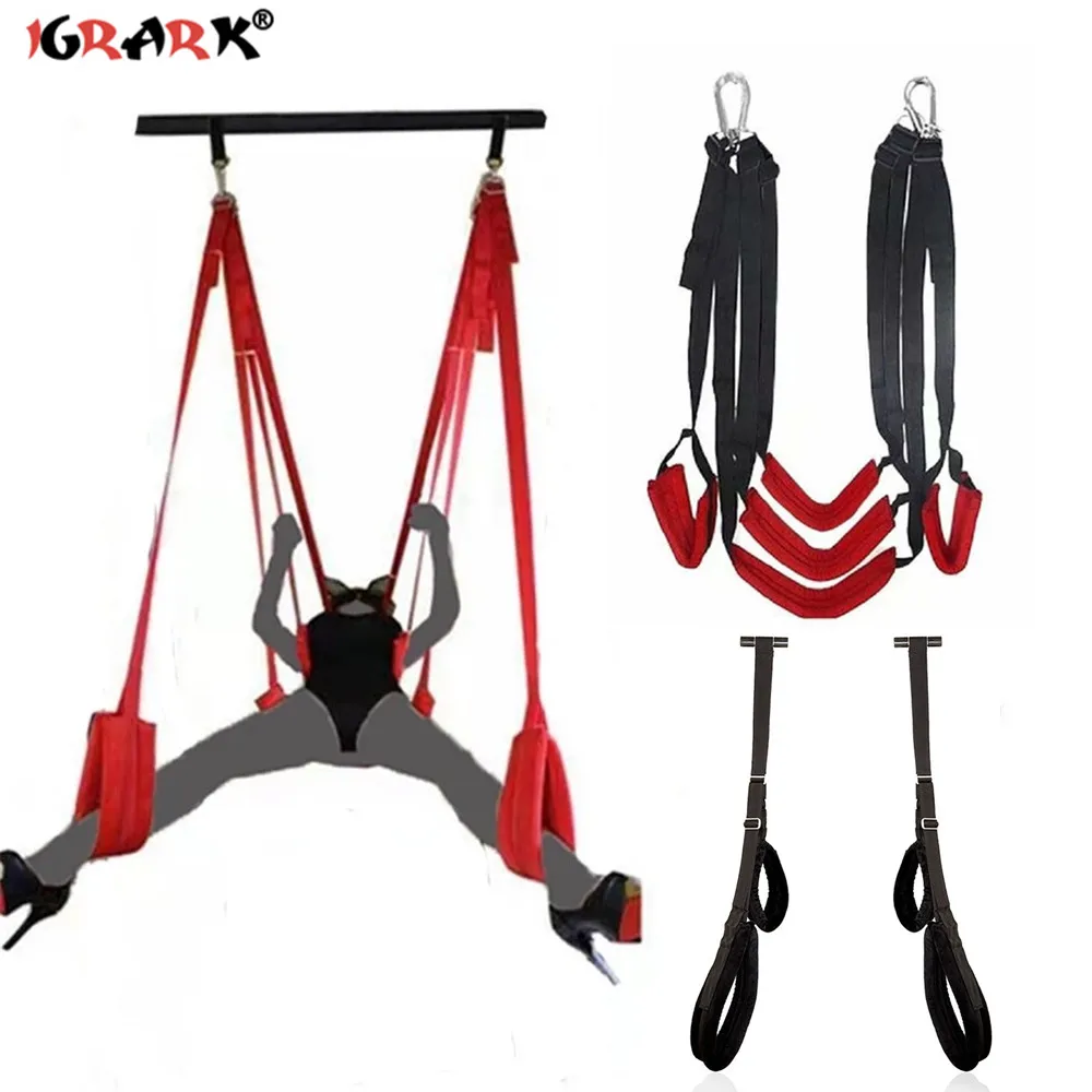 צעצועי מין לזוגות ונשים, רהיטי מין ארוטיים פתוחים לרגליים, משחקי סקס תלויים על הדלת, משחקי SM, משחקי BDSM, משחקי עיסוי, משחקי עיסוי, משחקי עיסוי